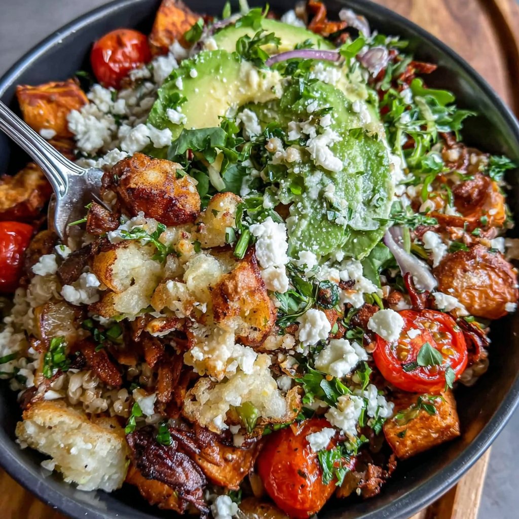 Colorful Grain Bowl Lunch