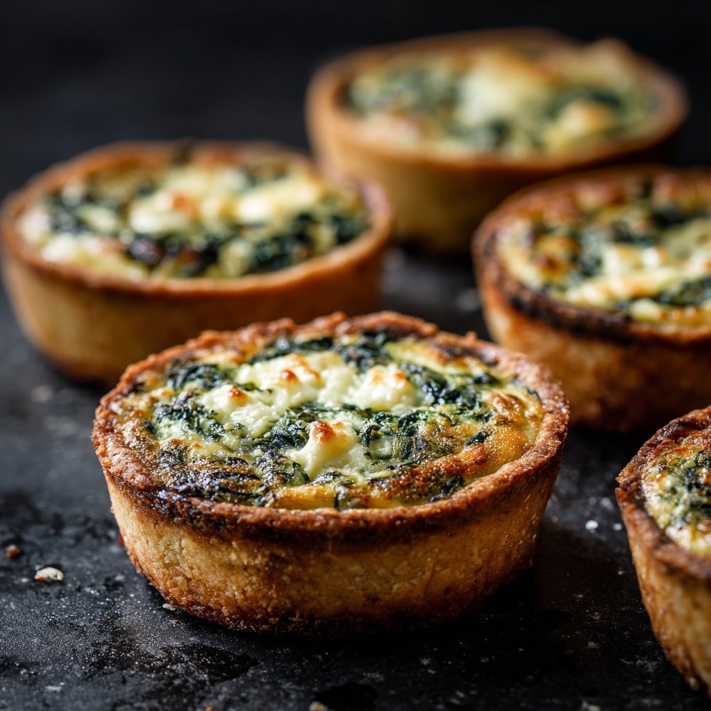 Mini Quiche with Spinach