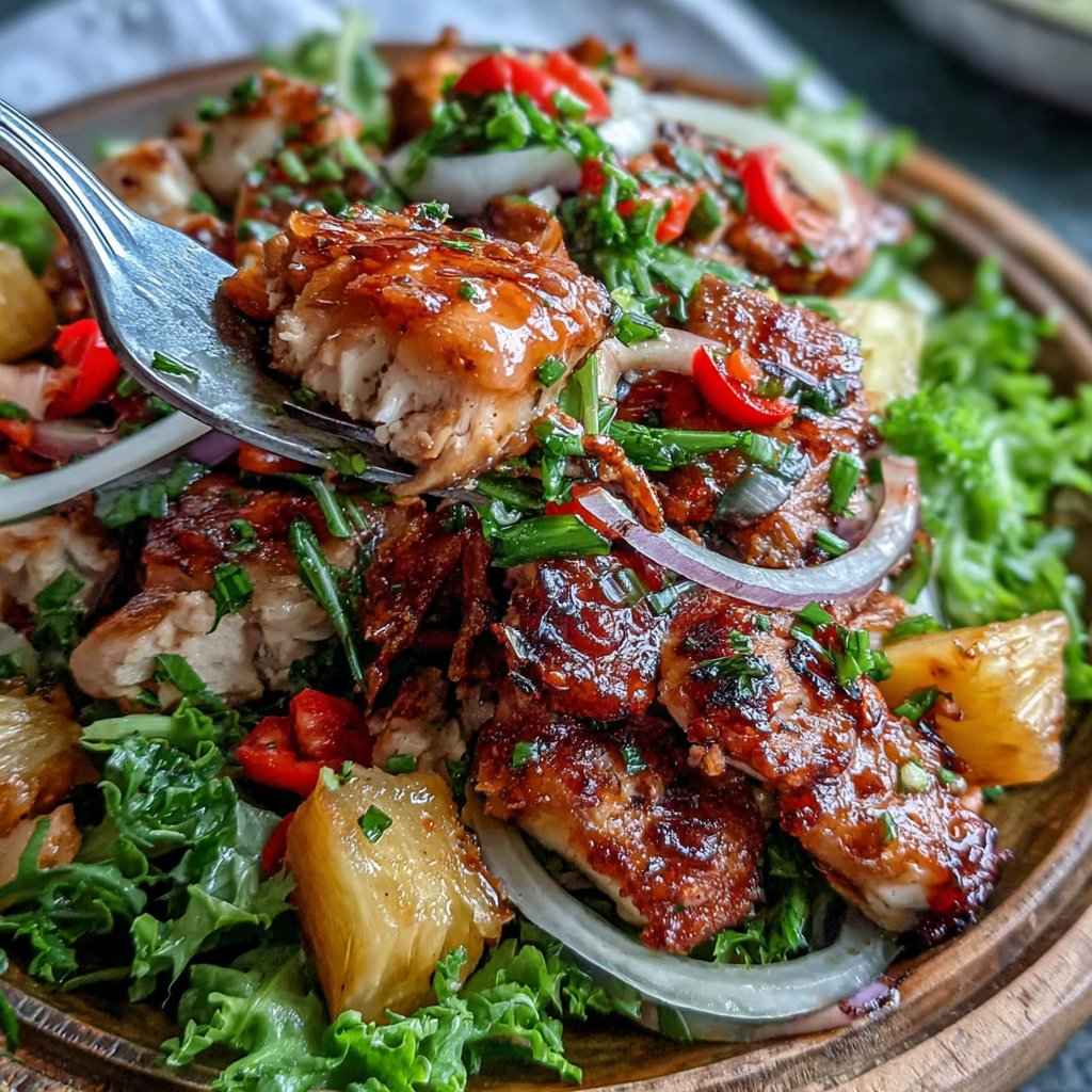 Tropical Chicken Salad Lunch